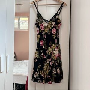Vintage Karen Alexander floral mini dress